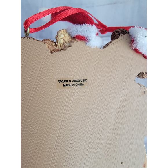 Holly Bearies Christmas Ornament Kurt S Adler Caroling Singing Teddy Bears W Box - Picture 6 of 9